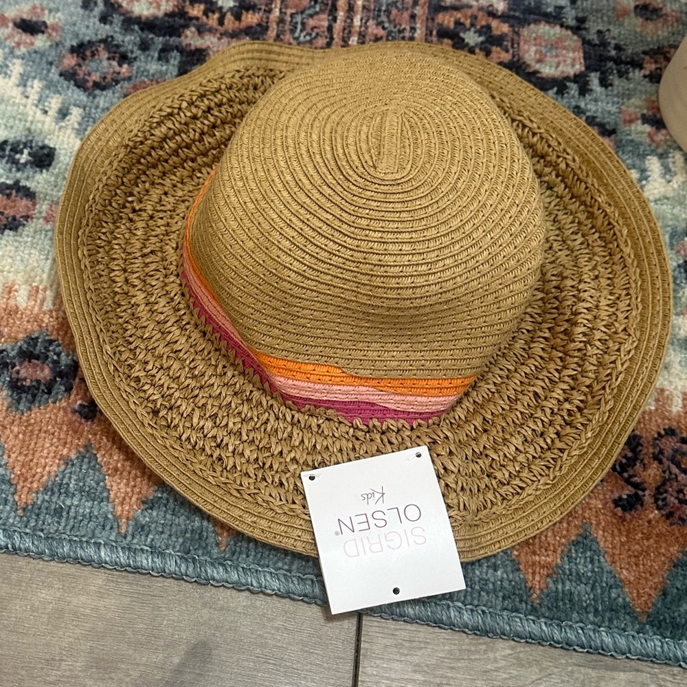 New Sigrid Olsen Boho Straw Summer Hat Sun Hat Foldable Easy Travel Boho - Picture 4 of 8